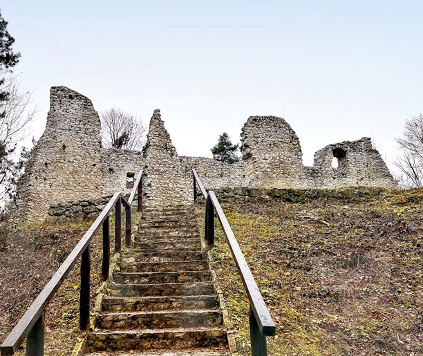 Bydlin, ruiny
