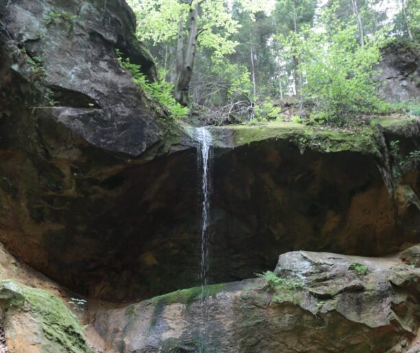 Wodospad w Wąwozie Czarownic