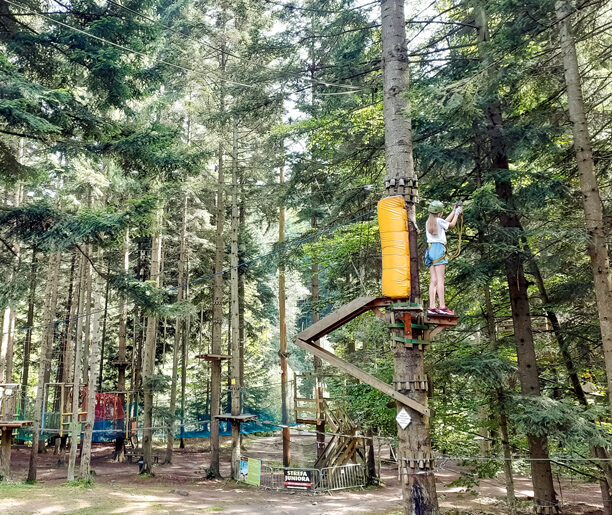 ABlandia, park linowy, Rytro 